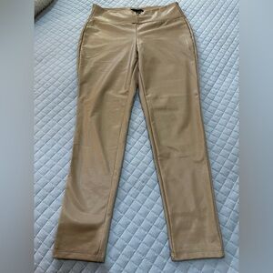 Kendall & Kylie Tan Faux Leather Leggings